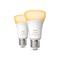 Philips Hue White Ambiance Bulbs 2-Pack E27 8W