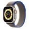 Apple Watch Ultra GPS + Cellular, 49mm Titanium Case with Blue/Gray Trail Loop - S/M