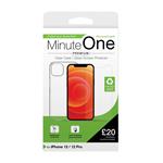 Minute One Premium clear case and Screen Protector for iPhone 12/12 Pro
