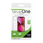 Minute One Premium Clear Case and Screen Protector for iPhone 13 mini