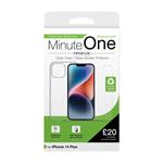 Minute One Premium Clear Case and Screen Protector for iPhone 14 Plus