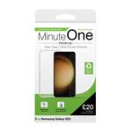Minute One Premium Clear Case and Screen Protector for Galaxy S23