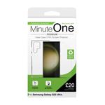 Minute One Premium Clear Case and Screen Protector for Galaxy S23 Ultra