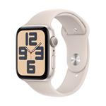 Apple Watch SE GPS 44mm Starlight Aluminium Case with Starlight Sport Band - M/L