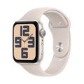 Apple Watch SE GPS 44mm Starlight Aluminium Case with Starlight Sport Band - M/L