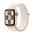 Apple Watch SE GPS + Cellular 40mm Starlight Aluminium Case with Starlight Sport Loop