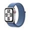 Apple Watch SE GPS + Cellular 40mm Silver Aluminium Case with Winter Blue Sport Loop