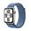 Apple Watch SE GPS + Cellular 44mm Silver Aluminium Case with Winter Blue Sport Loop