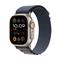 Apple Watch Ultra 2 GPS + Cellular, 49mm Titanium Case with Blue Alpine Loop - Small