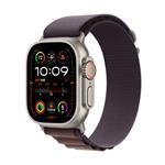 Apple Watch Ultra 2 GPS + Cellular, 49mm Titanium Case with Indigo Alpine Loop - Medium