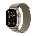 Apple Watch Ultra 2 GPS + Cellular, 49mm Titanium Case with Olive Alpine Loop - Small