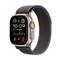 Apple Watch Ultra 2 GPS + Cellular, 49mm Titanium Case with Blue/Black Trail Loop - S/M