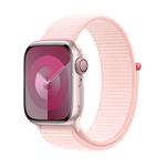 Apple Watch Series 9 GPS + Cellular 41mm Pink Aluminium Case with Light Pink Sport Loop