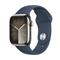 Apple Watch Series 9 GPS + Cellular 41mm Silver Stainless Steel Case with StormBlue Sport Band - S/M