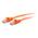 C2G 3ft (0.9m) Cat6a Snagless Unshielded (UTP) Slim Patch Cable - Orange