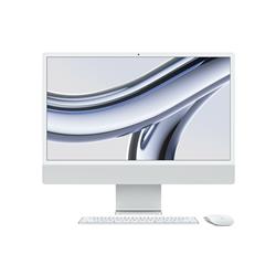 Apple 24-inch iMac with Retina 4.5K display: M3 chip 8-core CPU and 10-core GPU 256GB SSD - Silver