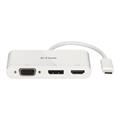 D-Link DUB-V310 - adapter - DisplayPort / HDMI / VGA - 11 cm