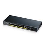 Zyxel GS1900-10HP v2, 8-port GbE L2 PoE Smart Switch