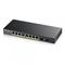 Zyxel GS1900-8HP, 8-port GbE L2 PoE Smart Switch