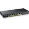 Zyxel GS1915-8EP, 8-port GbE PoE Smart hybrid mode Switch