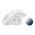 Logitech ERGO M575 Trackball - Optical - 5 buttons - Wireless - Bluetooth 5.0, 2.4 GHz - OffWhite