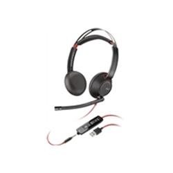 Poly Blackwire 5220 Stereo USB-A On-Ear Wired Headset