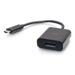 C2G USB-C to DisplayPort Adapter Converter - 4K 60Hz - Black