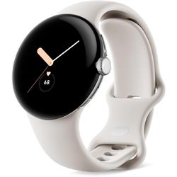 Google Pixel Watch LTE - Polished Silver Case/Chalk Band - Grade A