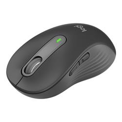 Logitech Signature M650 L for Business - Mouse - 2.4 GHz, Bluetooth - Graphite
