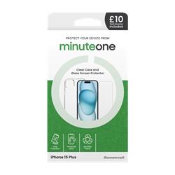 Minute One Case and Screen Protector for iPhone 15 Plus