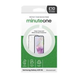 Minute One Case and Screen protector for A35 5G