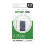 Minute One Case and Screen protector for Sony Xperia 10 VI 5G Black