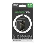 Minute One Premium Clear Case and Screen Protector for iPhone 15 ProMax