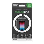Minute One Premium Clear Case and Screen Protector for iPhone SE