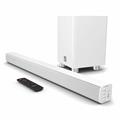 Majority K2 White 150W Soundbar system with wireless sub