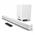 Majority K2 White 150W Soundbar system with wireless sub