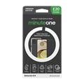 Minute One Premium ClearCase and Screen Protector for Motorola G14 Grey