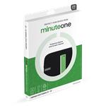 Minute One Neoprene Sleeve & Screen Cleaner Black for Laptop 13 14"