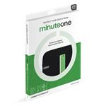 Minute One Neoprene Sleeve & Screen Cleaner Black for Laptop 16"