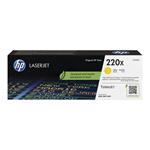 HP 220X - High Yield - yellow - original - LaserJet - toner cartridge