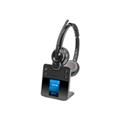 Poly Savi 8420 Office headset - on-ear - DECT / Bluetooth - wireless - active noise cancelling