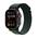 Apple Watch Ultra 2 GPS + Cellular 49mm Black Titanium Case with Dark Green Alpine Loop - Large