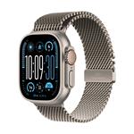Apple Watch Ultra 2 GPS + Cellular 49mm Natural Titanium Case with Natural Titanium Milanese Loop -L