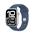Apple Watch Series 10 GPS 46mm Silver Aluminium Case with Denim Sport Band - M/L