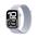 Apple Watch Series 10 GPS 46mm Silver Aluminium Case with Blue Cloud Sport Loop