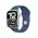Apple Watch Series 10 GPS + Cellular 42mm Silver Aluminium Case with Denim Sport Band - M/L
