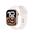 Apple Watch Series 10 GPS + Cellular 42mm Rose Gold Aluminium Case with Light Blush Sport Band - M/L
