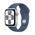 Apple Watch SE GPS 40mm Silver Aluminium Case with Denim Sport Band - S/M