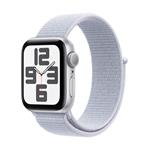 Apple Watch SE GPS 40mm Silver Aluminium Case with Blue Cloud Sport Loop