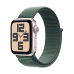 Apple Watch SE GPS 40mm Starlight Aluminium Case Lake Green Loop
